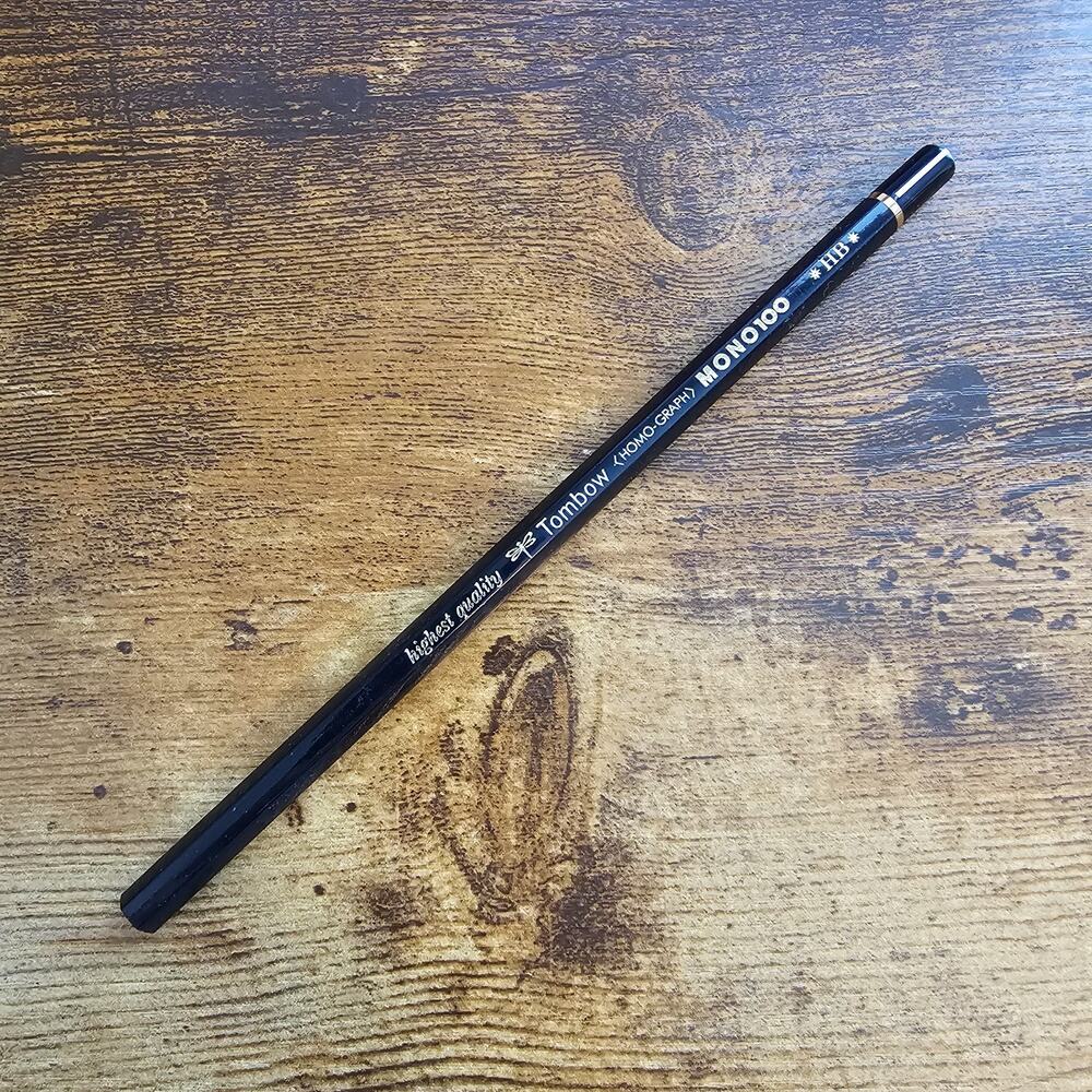 Tombow Mono 100 pencil with HB lead grade